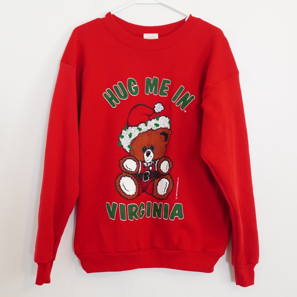 VINTAGE VIRGINIA CHRISTMAS CREWNECK SWEATSHIRT
